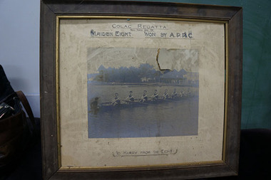 1911 Maiden Eight, Colac Regatta / New Year’s Day 1911 / Maiden Eight / To Harry from the Eight