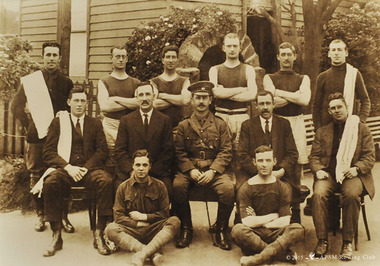 Photograph, "C" Company, No 7 Training Battalion / Albert Park, Melbourne