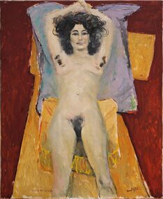 Oil Painting, Zsuzsi, 1990
