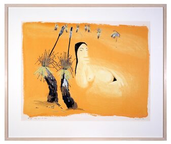 Screenprint, Leda and the Emu, 1980