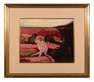 Gouache Painting, Mrs. Fraser and Convict, 1958