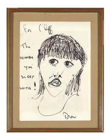 Drawing, The Woman you Sleep with (Head of Adriane), No Date