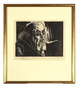 Relief Print, Manning Clark, 1985