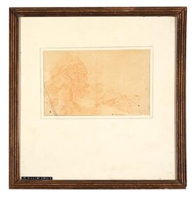 Chalk Drawing, Tree in Landscape, No Date