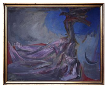 Oil Painting, Nocturne of a Lunatic No. 1, 1957