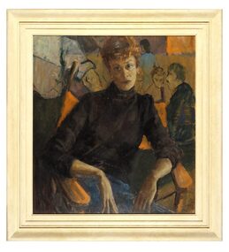 Oil Painting, Portrait of Pat Tozer, 1955