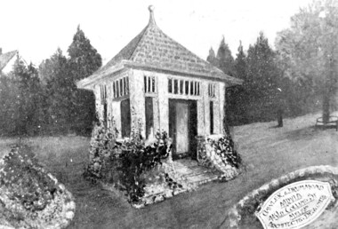 Photograph, Artist's impression of The Shrine in the Surrey Gardens