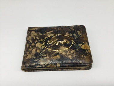 Memorabilia - Autograph book, Beryl Mair's autograph book, C1928