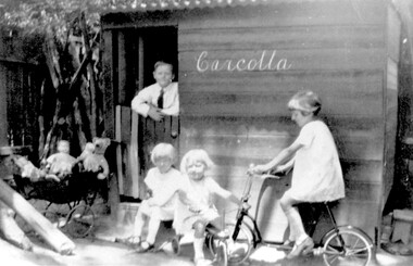 Photograph, Jocelyn and Lynette Cerini and friends, c1930