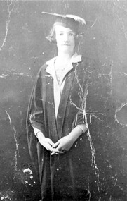 Photograph, Miss Lille Louisa (Lil) Willaton at time of graduation