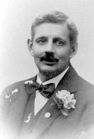Photograph, Frank Cornell of 'Casallenroc,' 4-8 Lorne Parade