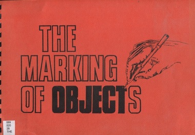 Book, The Marking of Objects