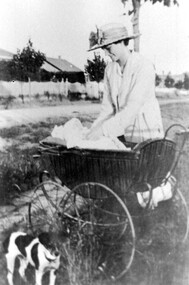 Photograph - May Palstra and baby Margaret at 60 Guildford Road, Surrey Hills, 1921, 1921