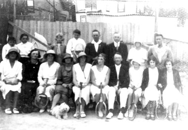Photograph, Tennis Club, Durham Road area, 1930s