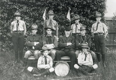 Photograph, 1st Surrey Hills Boy Scouts in c.1912