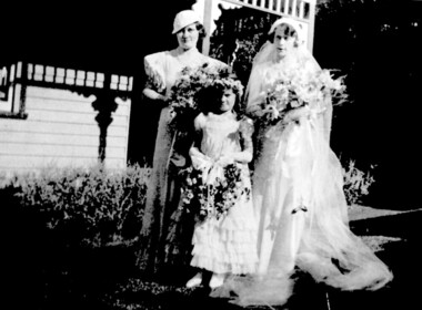 Photograph, Wedding of Lillian Murray and Charles Barrow
