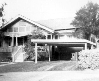 Photograph, 3 Norfolk Road Surrey Hills - home of Mr and Mrs Albert Ernest Vine