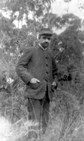 Photograph, Unidentified man possibly at "Terreglea" in Warrigal Road, Surrey Hills