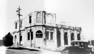 Photograph, Demolition of Tower House Day and Boarding School, Surrey Hills in 1932 (1)