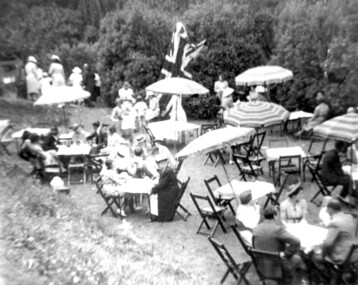 Photograph, Garden party in the grounds of 'Medlow' in the 1935, 1935