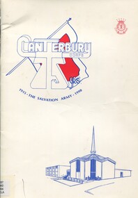 Book, Canterbury Corps: 1915 - The Salvation Army - 1990, 1990