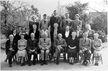 Photograph, Ken Hall, Staff at Canterbury Primary School in c1931, 1931