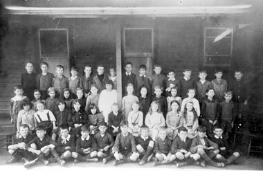 Photograph, Our Holy Redeemer School students, circa 1915, 1915