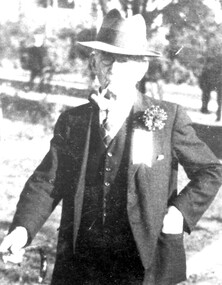 Photograph, Mr Natale Cerini in the Surrey Gardens, c1936, c 1936