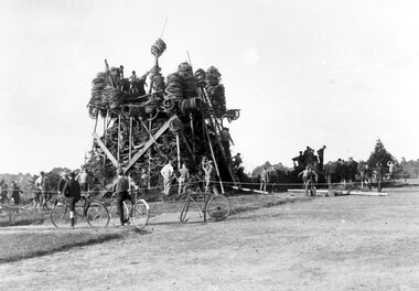Photograph, Bonfire, Beckett Park, Balwyn, c1937/8, 1937