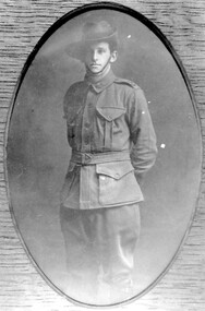 Photograph, George Leslie Rayment of Surrey Hills, AIF serviceman in WW1
