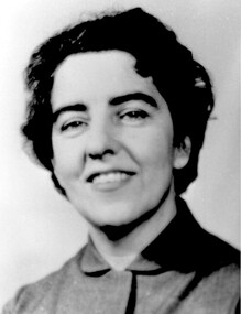 Photograph, Matron Joan Bray of Barton Street, Surrey Hills