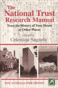 Book, The National Trust Research Manual: Trace the history of your house or other places, 2004