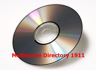Compact disc, Melbourne Directory 1911 (Sands & McDougall)