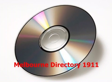Compact disc, Melbourne Directory 1911 (Sands & McDougall)