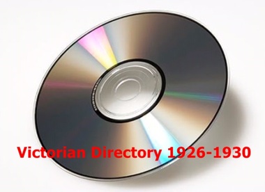 Compact disc, Victorian Directory 1926-1930 (Sands & McDougall) (5 discs)