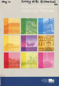 Book, Victoria's Framework of Historical Themes, 2010