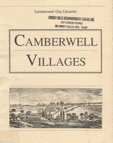 Book, Camberwell Villages, 1992