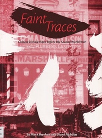 Book, Faint Traces: Chinese in Hawthorn before the Second World War, 2002