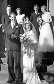Work on paper - Photograph, Margaret Black's wedding 1st May 1948, 1948