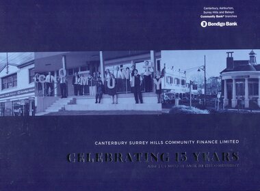 Book, Canterbury Surrey Hills Community Finance Limited: Celebrating 15 Years and $5.6 Million back to the community, 2018
