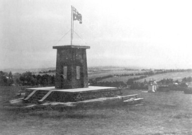 photograph, Ken Hall, Beckett Park Soldiers War Memorial c1932, c1980