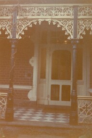 Photograph, 'Monserrat' - 26A Wandsworth Road, Surrey Hills - side veranda