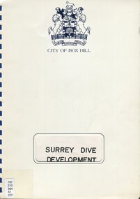 Book, Surrey Dive Development, Nov. 1986