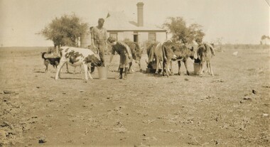 Photograph, Mair family visiting the Jarmans at Derrinallum, c1927