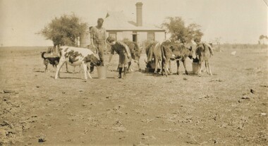 Photograph, Mair family visiting the Jarmans at Derrinallum, c1927, c1927