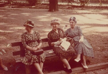 Photograph, Three Deakin sisters, 1964
