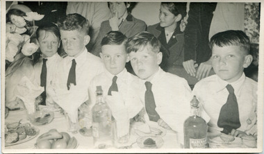 Digital photo, John Turnbull and John Garzoli, First Communion, 1951, 1951
