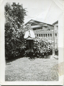 Digital photo, John Turnbull at home before his First Communion, 1951
