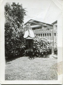 Digital photo, John Turnbull at home before his First Communion, 1951, 1951