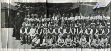 Digital photo, Our Holy Redeemer school photo, late 1950s, 1950s